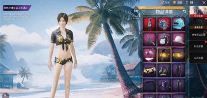 和平精英女生角色去掉服装不遮挡,女人物皮肤无遮挡图片