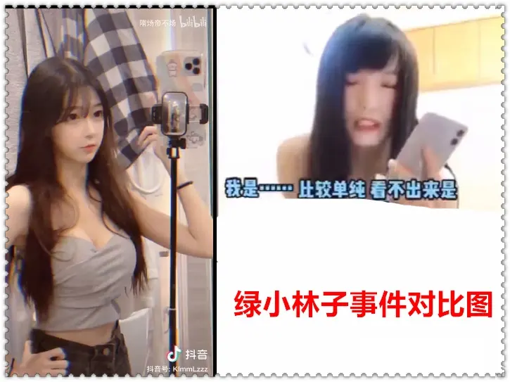 抖音网红绿小林子视频事件分析,绿小林子黑历史这是谣言