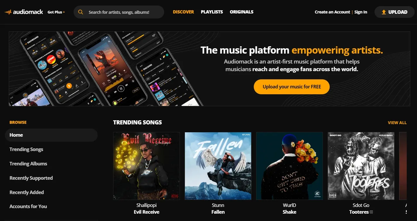 Audiomack:这款国外的音乐神器,竟内涵福利?