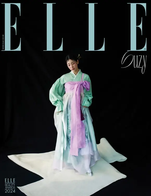 裴秀智身穿漂亮韩服写真,谈及2024年的目标