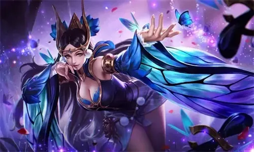 王者荣耀貂蝉流口水翻白眼表情,一脸享受的样子图片