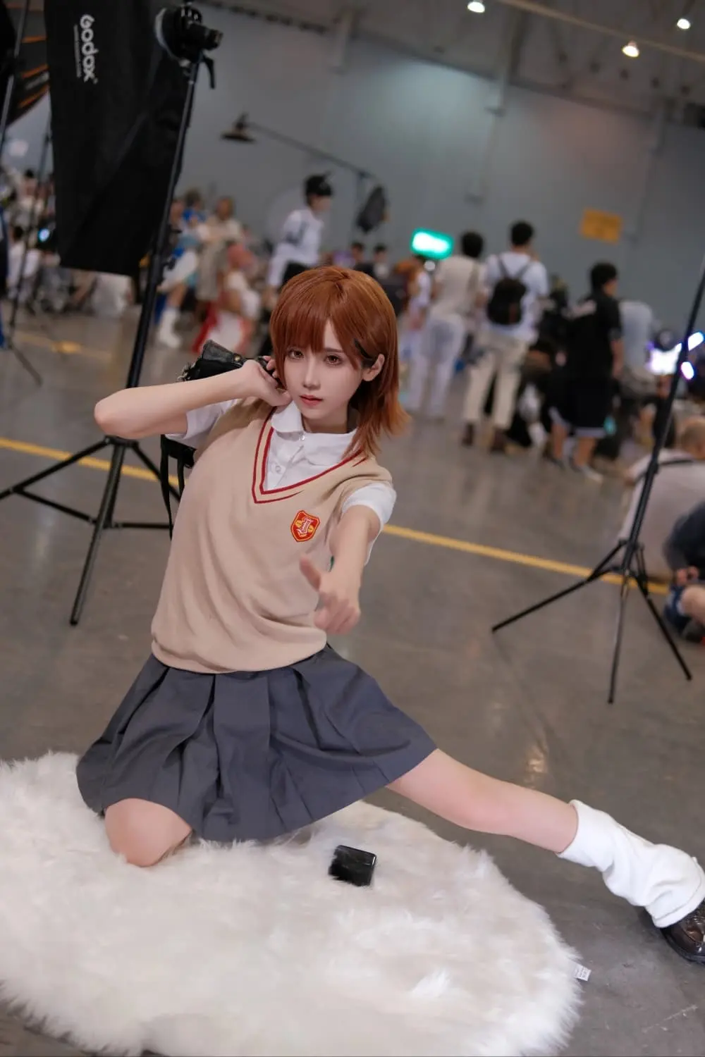 长发炮姐真人照片,炮姐御坂美琴cosplay