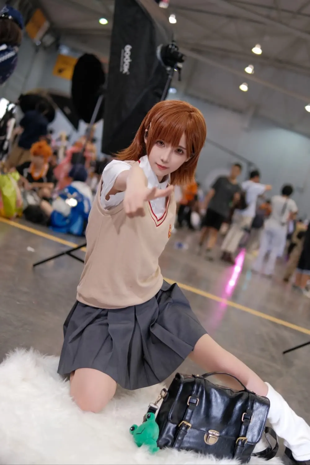 长发炮姐真人照片,炮姐御坂美琴cosplay