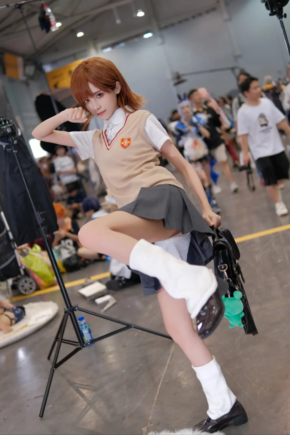 长发炮姐真人照片,炮姐御坂美琴cosplay