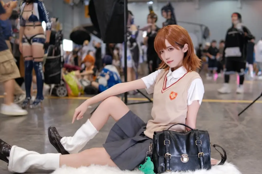 长发炮姐真人照片,炮姐御坂美琴cosplay