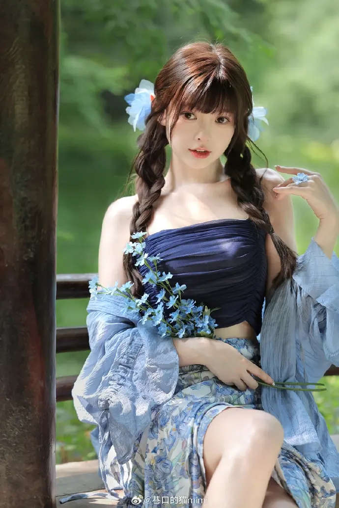 盛夏的闲余时光,穿上小裙子