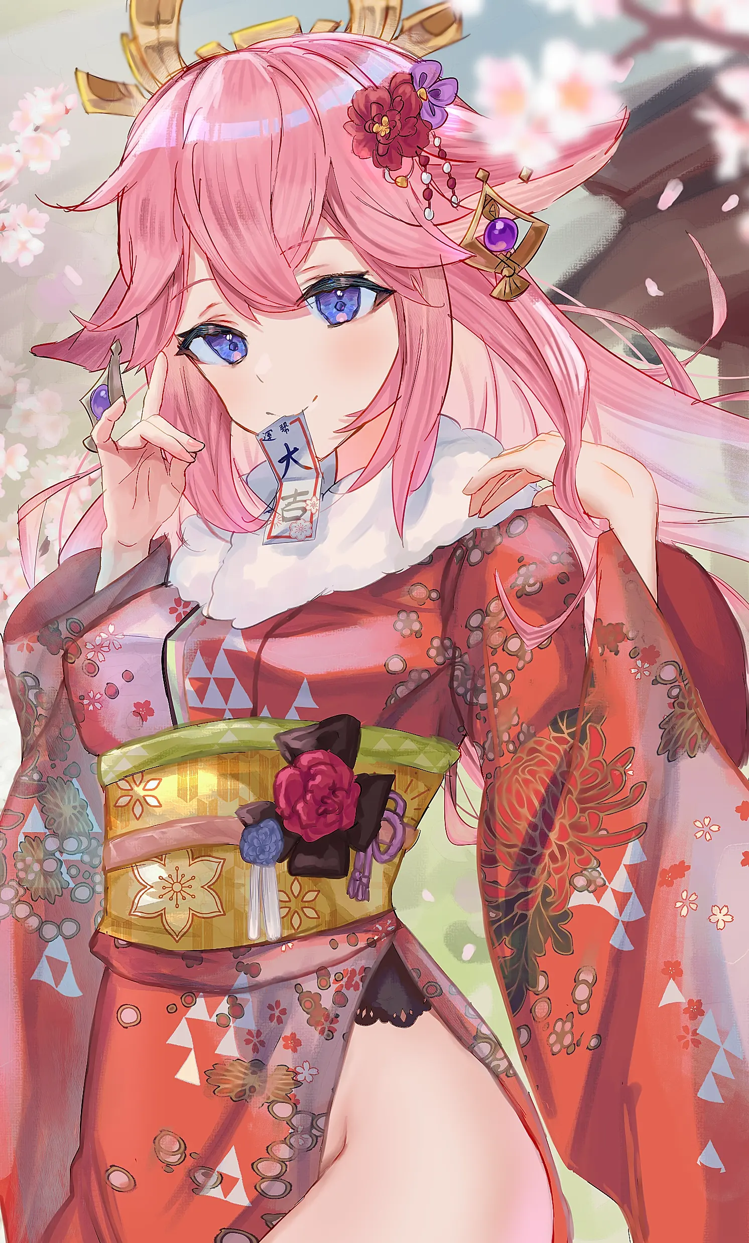 【原神】八重神子高清壁纸,每一张都难以抵挡