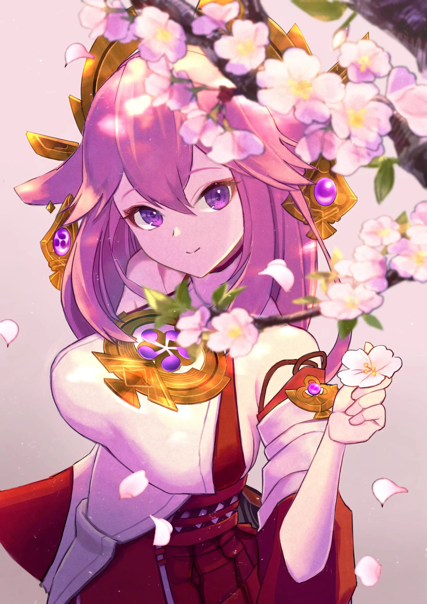 【原神】八重神子高清壁纸,每一张都难以抵挡