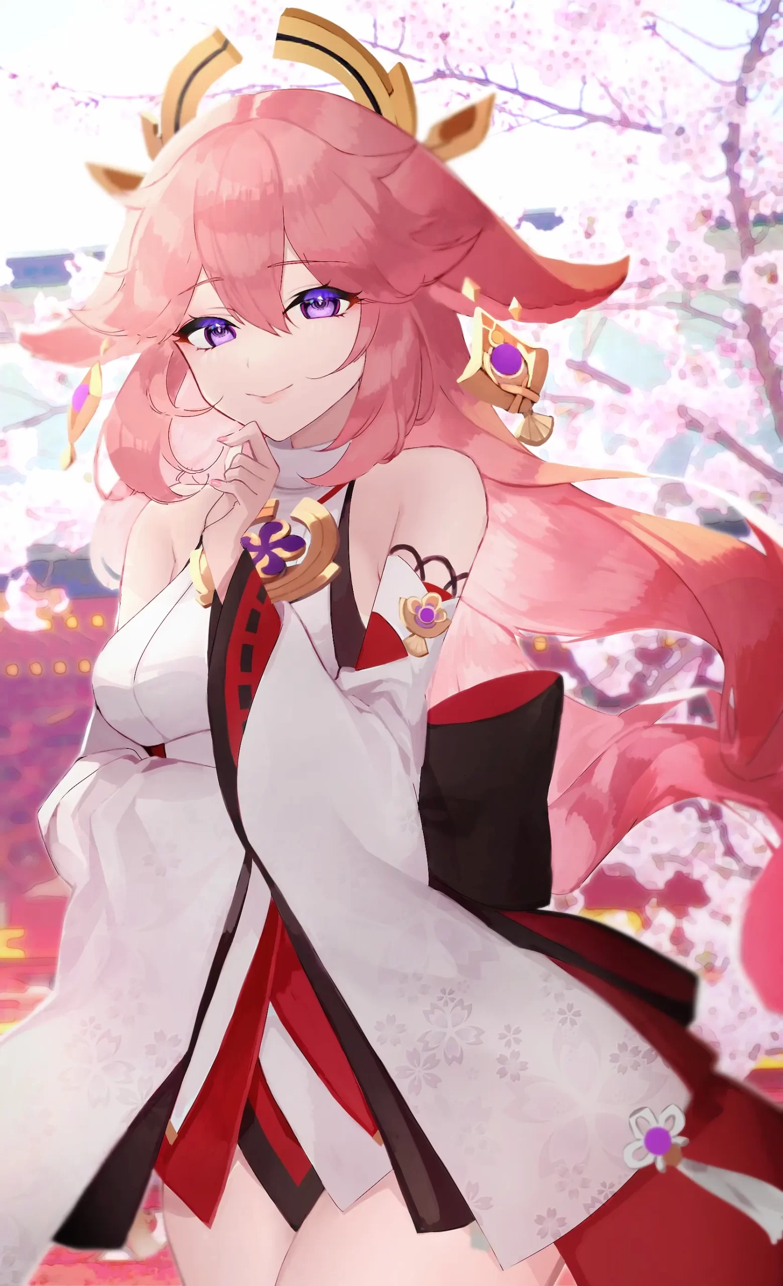 【原神】八重神子高清壁纸,每一张都难以抵挡