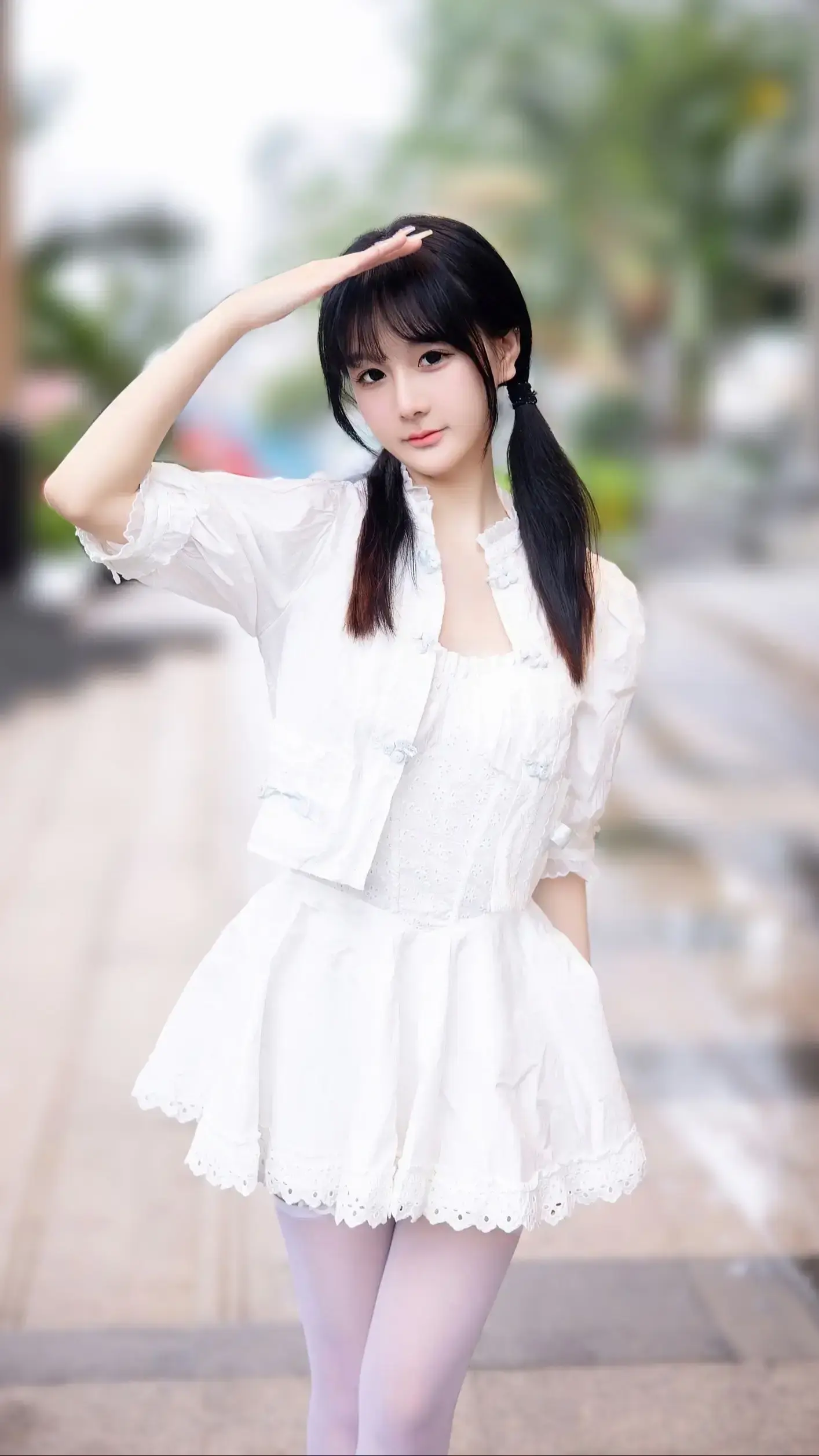 肤白貌美#可甜可仙的人气网红谢小蒽,这样清纯甜美的她怎能不爱