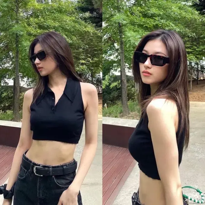 twice人气最高的sana人美身材好,个人资料照片