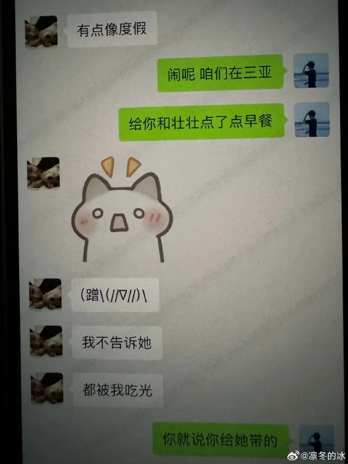 抖音网红谢欣桐吃瓜事件聊天记录,个人资料图片
