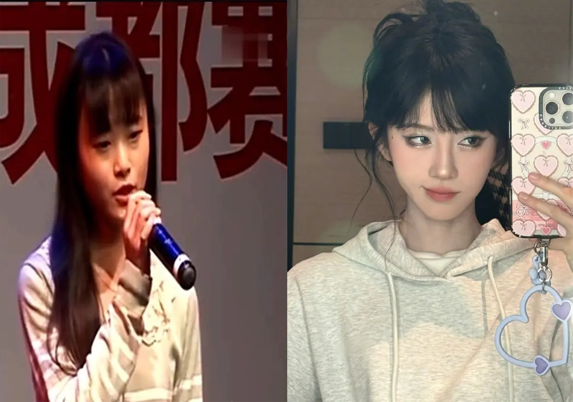 鞠婧祎出道前比赛照片是真的吗,早期照片前后对比的样子判若两人